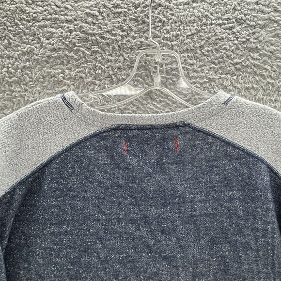 Tommy Bahama Sweatshirt Mens XL Blue Gray Colorblock Relaxed Logo Pullover - Picture 11 of 12